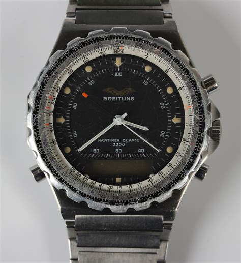 breitling navitimer quartz chronograph.